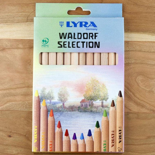 Art-Craft Lyra Super Ferby unlacquered Waldorf 12 assorted colours