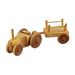 Wooden Car Debresk Small Tractor w Cart