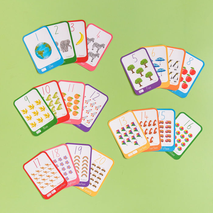 Wooden Puzzles The Freckled Frog Numbers Flashcards