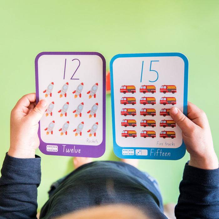 Wooden Puzzles The Freckled Frog Numbers Flashcards