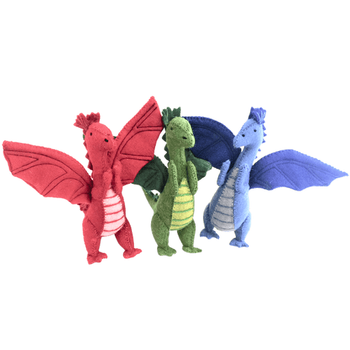 Doll toys Papoose Toys Large Dragons 3pcs