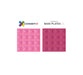 PMAX Connetix Tiles 2 Piece Base Plate Pack - Pink and Berry