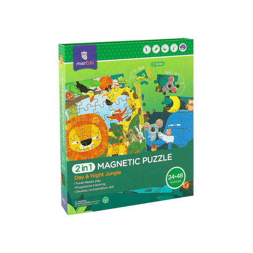 Educational Toys mierEdu 2 in 1 Magnetic Puzzle - Forest