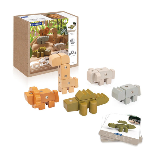 Guidecraft Snap Block Animals – 33 pc. set - Sensory Toys - Toypark