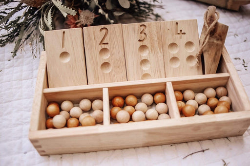 Wooden Toys Montessori Sorting Trays set of 3