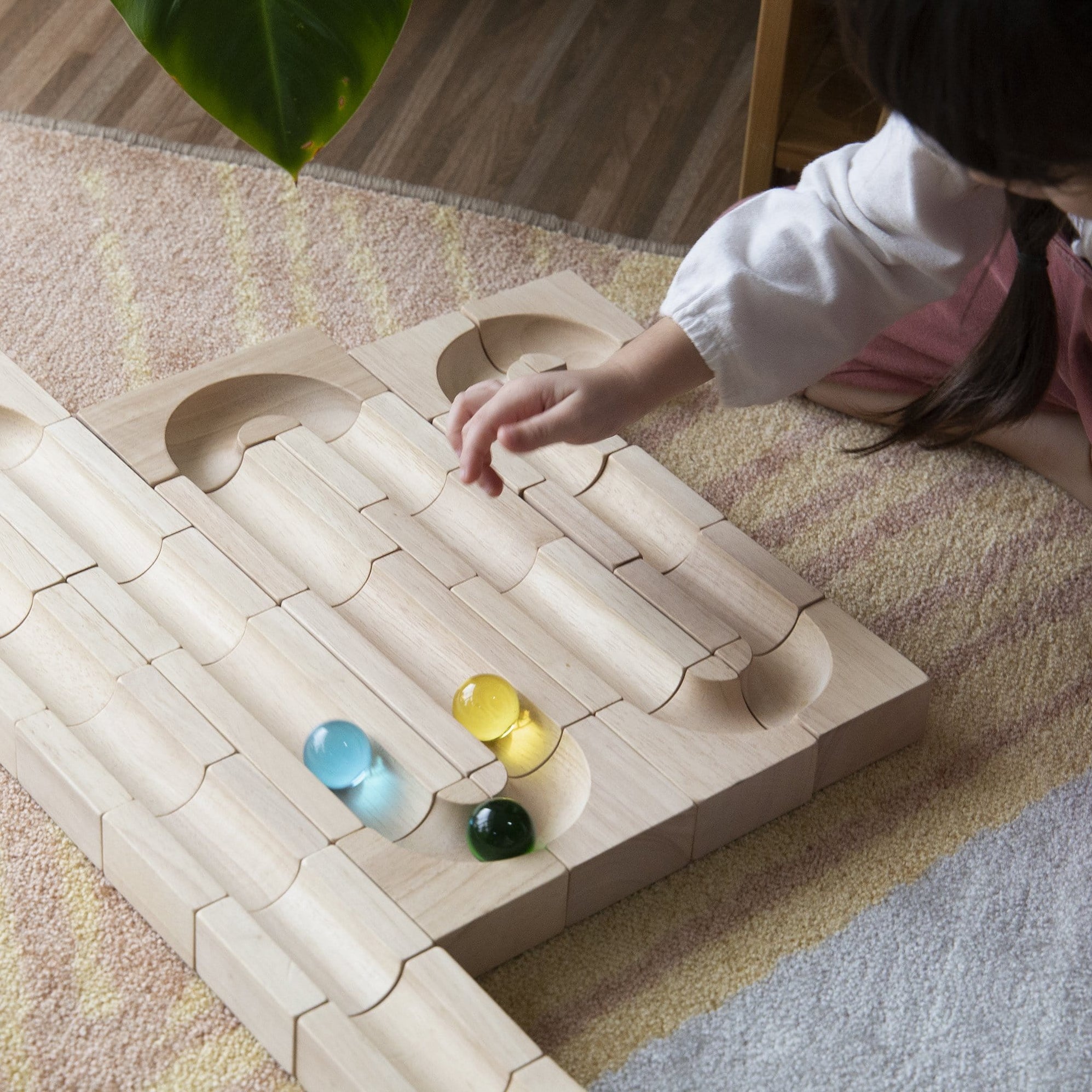 Guidecraft Unit Blocks Guidecraft Unit Block Marble Run – 40 pc. set | Marble Run | Toypark ...