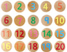 Wooden Toys The Freckled Frog Numbers 1-20 Wooden Matching Pairs