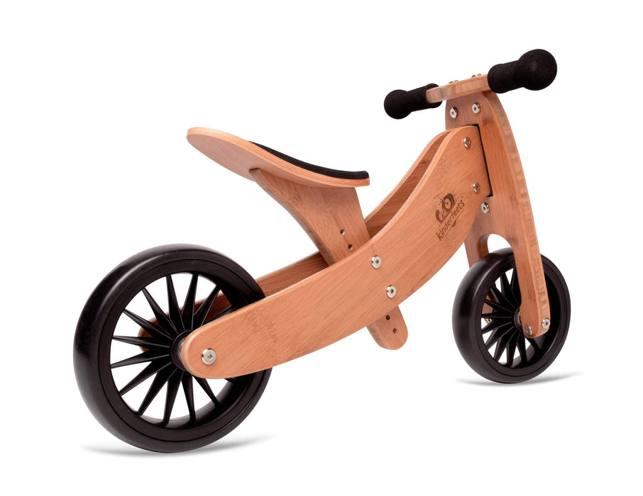Kids Bikes Kinderfeets 2-In-1 Tiny Tot Plus Tricycle & Balance Bike Bamboo