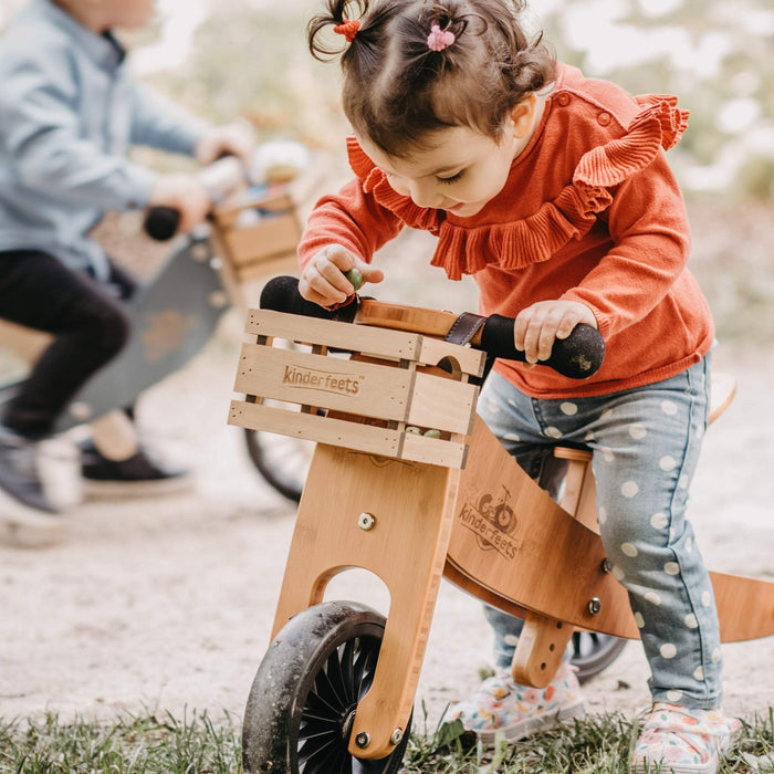 Kids Bikes Kinderfeets 2-In-1 Tiny Tot Plus Tricycle & Balance Bike Bamboo