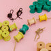 Wooden Toys The Freckled Frog Threading Cotton Reels