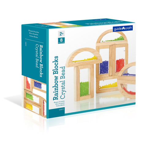 Guidecraft Rainbow Blocks – Crystal Bead - Activity Toys - Toypark