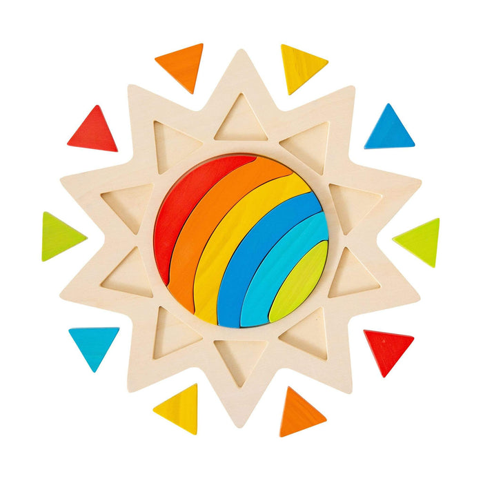 Wooden Toys The Freckled Frog Rainbow in the Sun Puzzle