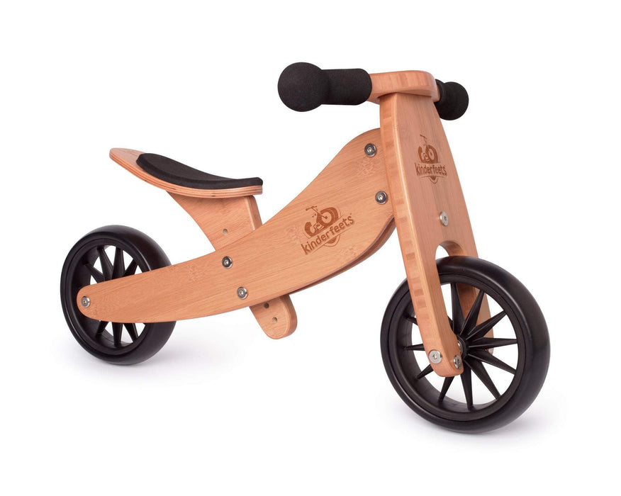 Kids Bikes Kinderfeets 2-In-1 Tiny Tot Trike/ Bike Bamboo