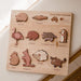 Shape Puzzles QToys Natural Australian Animal Puzzle And Play Set