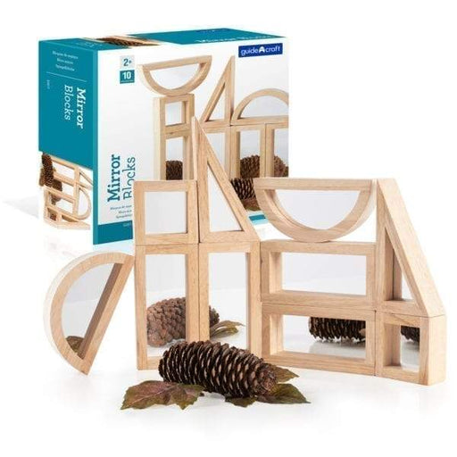 Guidecraft Mirror Blocks 10 pc Set - Sensory Toys - Toypark