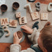 Wooden Puzzles QToys Capital Letter Spelling Tiles