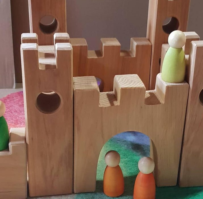 Bauspiel Wooden Toys Bauspiel Castle Set BAU-0267