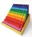 Bauspiel Wooden Toys Bauspiel Stepped Colour Blocks 100 Pieces BAU-0180