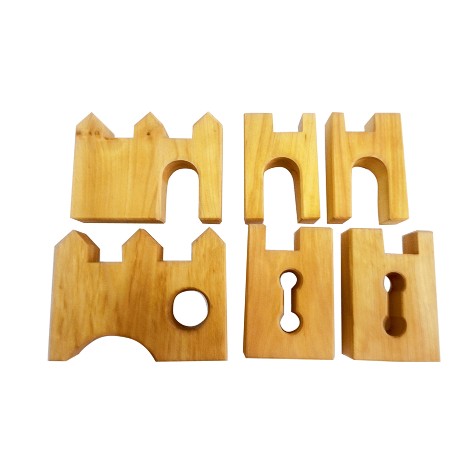 Bauspiel Extension Castle Set 6 Parts | Building Blocks | Toypark ...