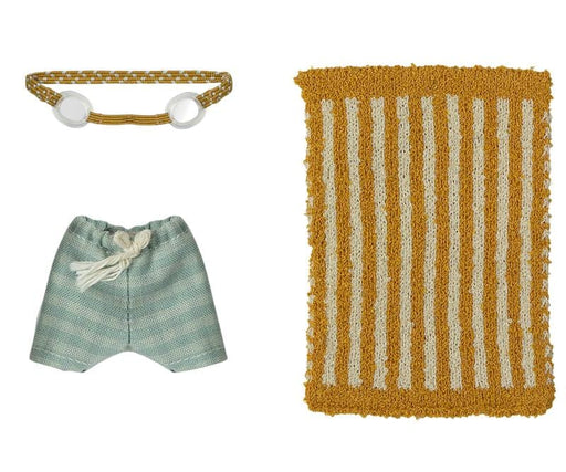 Maileg Beach Set for Big Brother Mouse - Danish Doll Toys - Toypark
