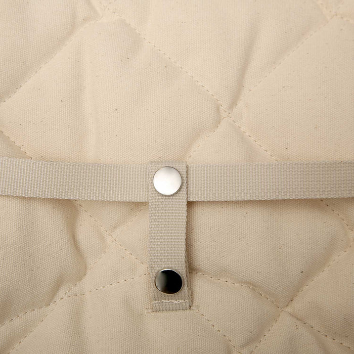 Charlie Crane Levo Baby Rocker in Beech with Organic White Cushion