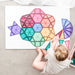 MagneticTiles Damaged Box - Connetix Tiles 202 Piece Pastel Mega Pack