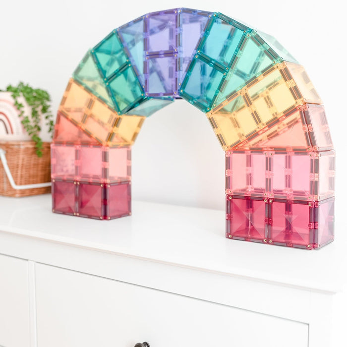MagneticTiles Damaged Box - Connetix Tiles 202 Piece Pastel Mega Pack