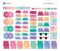 MagneticTiles Damaged Box - Connetix Tiles 202 Piece Pastel Mega Pack