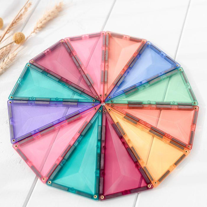 MagneticTiles Damaged Box - Connetix Tiles 202 Piece Pastel Mega Pack