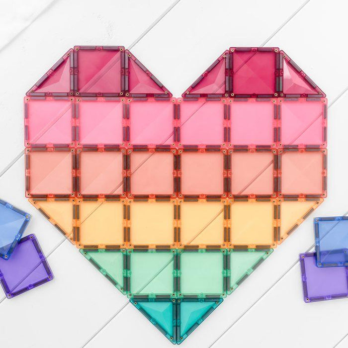MagneticTiles Damaged Box - Connetix Tiles 202 Piece Pastel Mega Pack