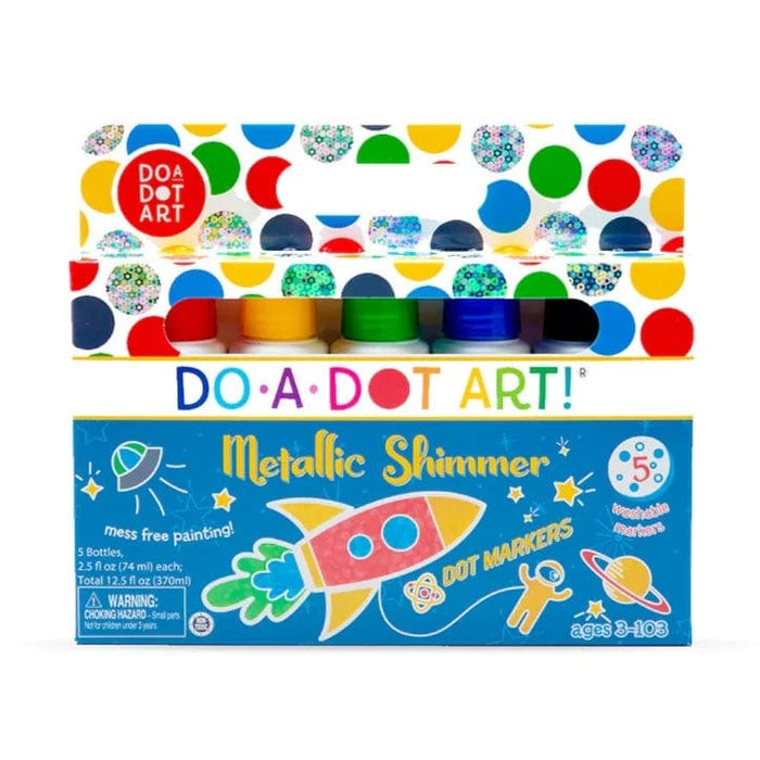 Art-Craft Do A Dot Art Metallic Shimmer Marker 5 Pack