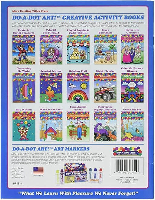 Kids Art Do A Dot Art Book Rainbow Trail 757098003405