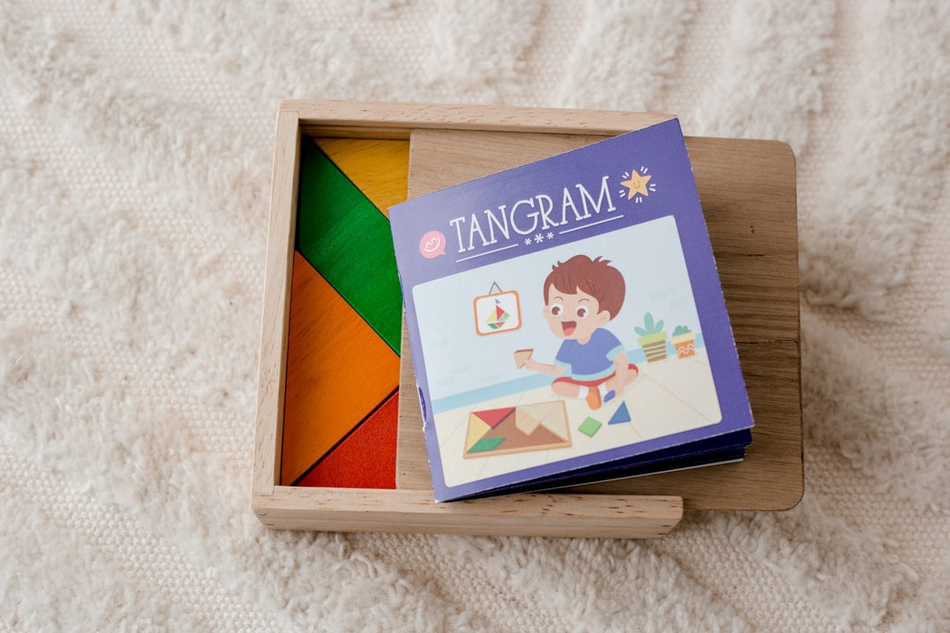 Wooden Puzzles QToys Double Tangram