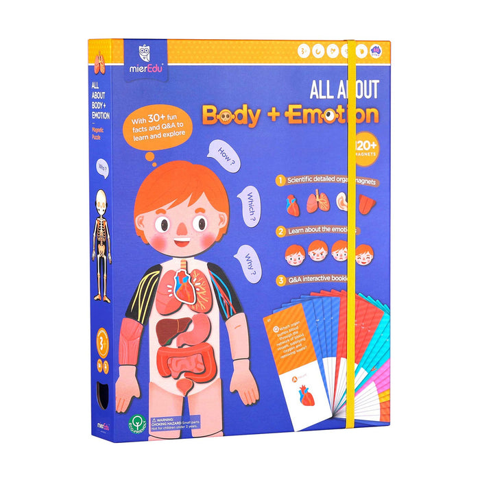 Educational Toys Edu All About - My Body + Emotion Encyclopedia Magnetic Puzzle