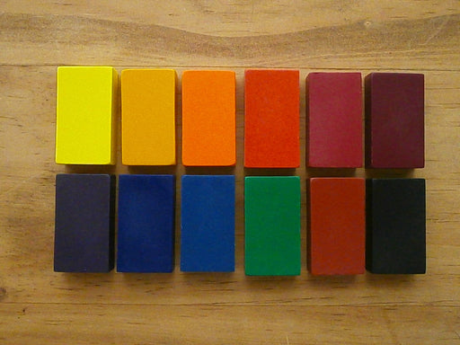 Filana Organic Beeswax Crayons, 12 Classic Blocks FIL005