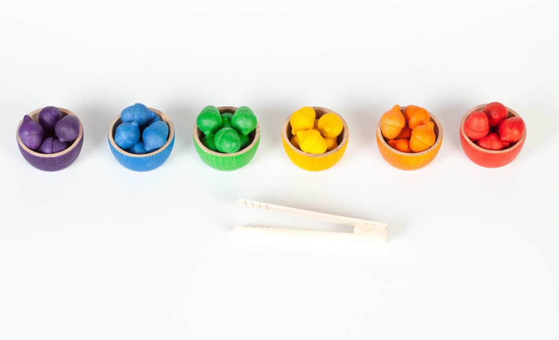Grapat Wooden Toys Grapat Bowls & Acorns GP-15.107