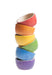 Wooden Toys Grapat Coloured Bowls 6 Pieces