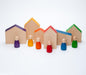 Wooden Toys Grapat Houses with Nins