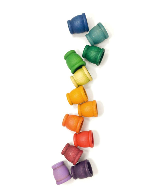 Grapat Mates Rainbow 12 Pieces - Loose Parts - Toypark