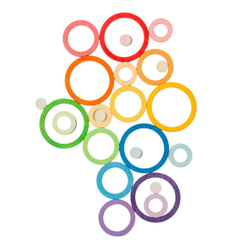 Grapat Nest Rings 24 Pieces - Loose Parts - Toypark
