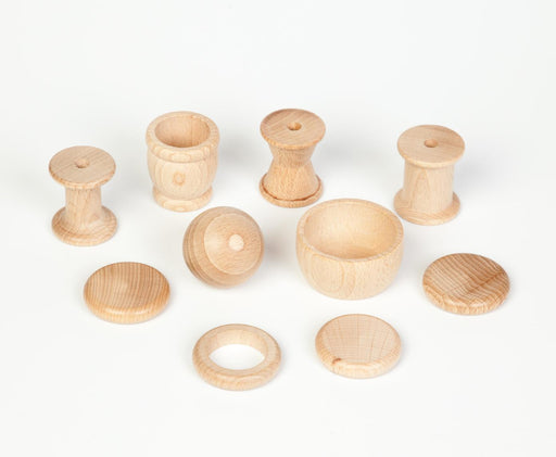 Grapat Treasure Basket with 10 Natural Elements - Loose Parts - Toypark