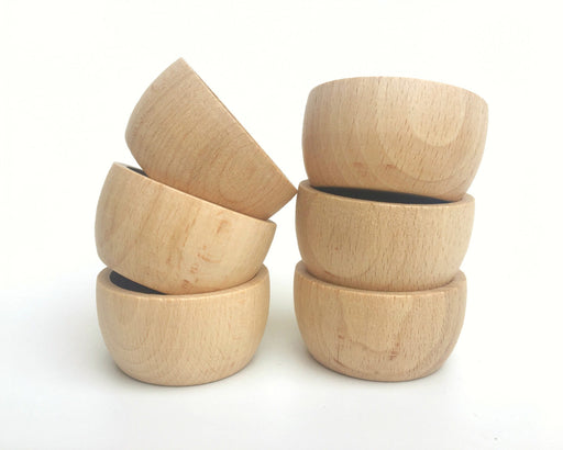 Wooden Toys Grapat 6 Natural Bowls