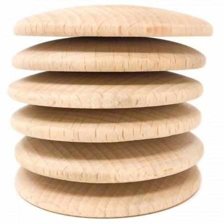 Grapat 6 Natural Disks | Loose Parts Play | Toypark Australia