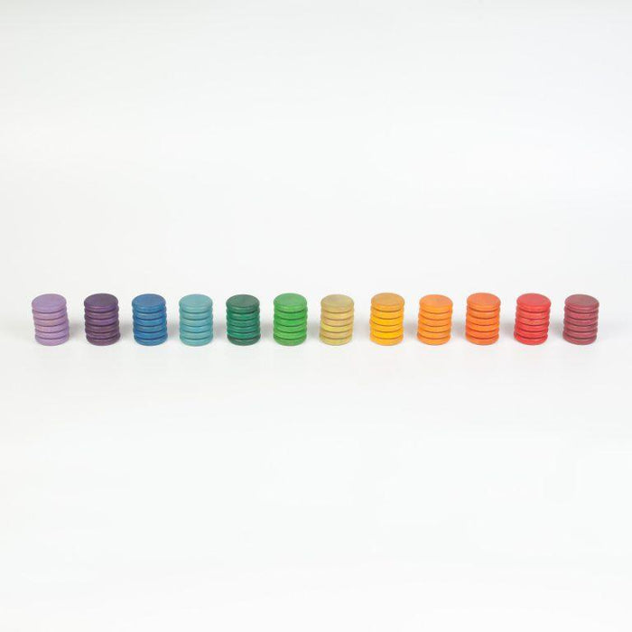 Wooden Toys Grapat 72 Coins (12 Colours)