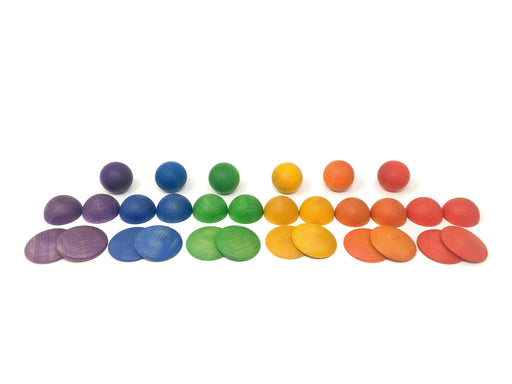 Wooden Toys Grapat Coloured Rounds