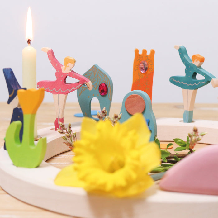 Wooden Toys Grimm's Ballerina Candle Holder Decoration