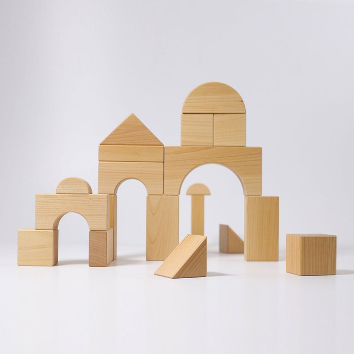 Wooden Building Blocks Grimm’s Blocks Giant Building Natural