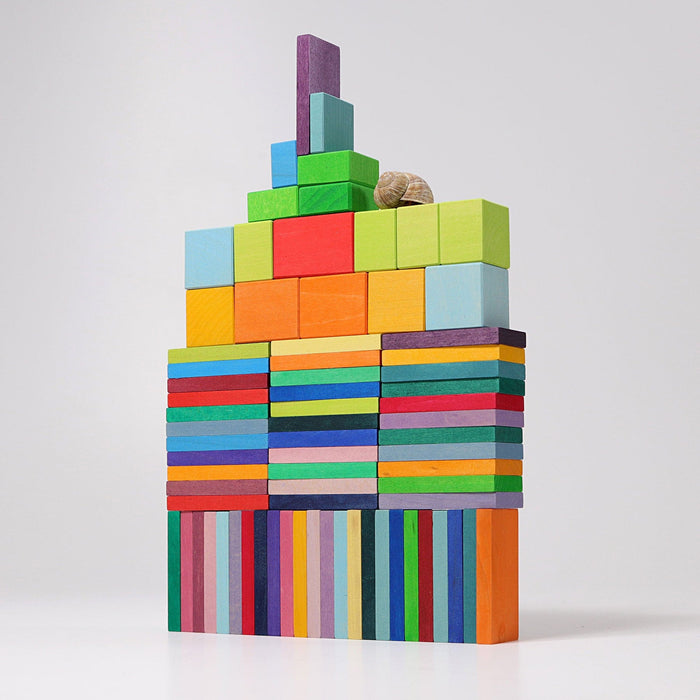 Wooden Building Blocks Grimm’s Colour Charts Rally