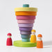 Wooden Building Blocks Grimm’s Conical Tower Pastel