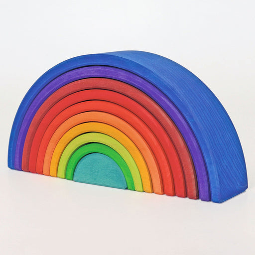 Wooden Building Blocks Grimm's Counting Rainbow